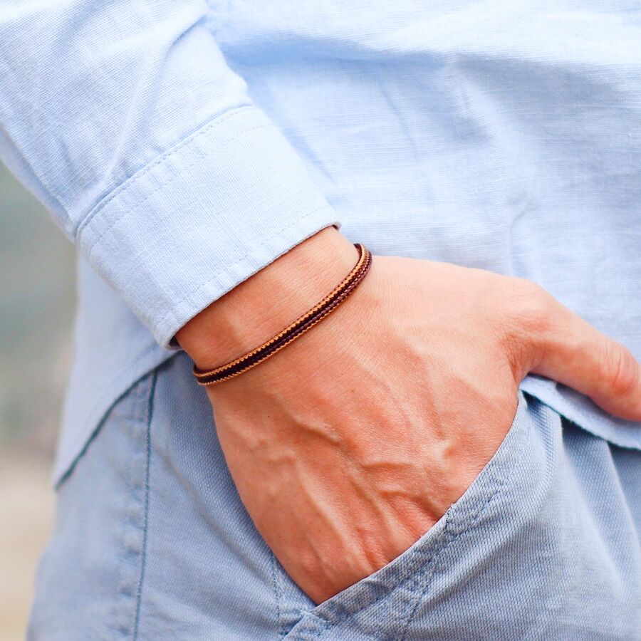 Men Accessories For Hand - 독특한 남자 팔찌 문자열 오토바이 장비