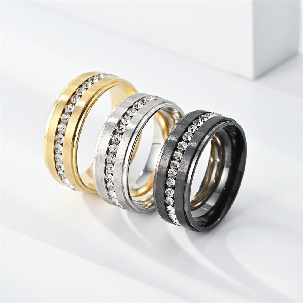 Men'S Accessories Gift Ideas - 여성과 남성을 위한 스테인레스 스틸 다이아몬드