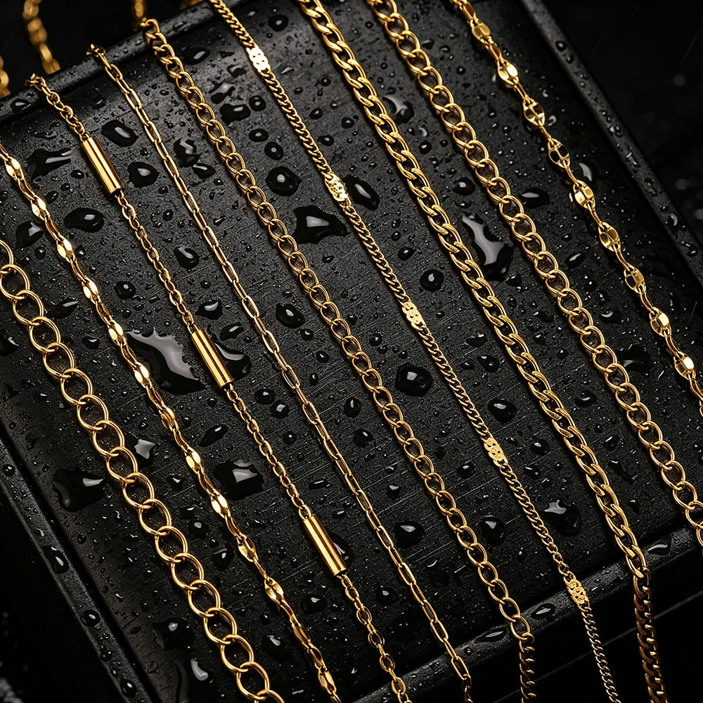 Men Accessories Bracelet - 2미터 스테인리스 스틸 립스 NK 롱