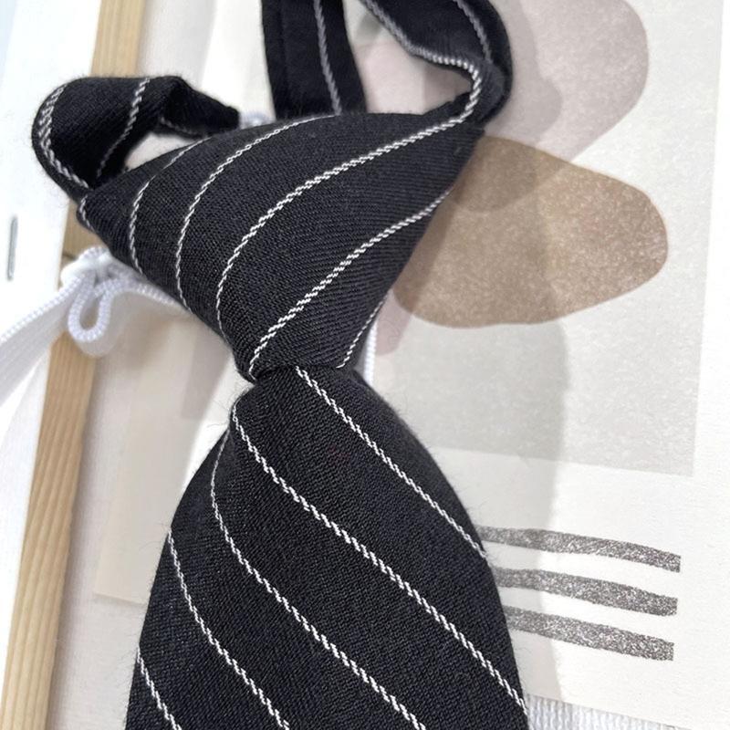 39BD 여성용 줄무늬 넥타이 조정 가능한 여학생 유니 - Men Accessories Look 리뷰 및 가격