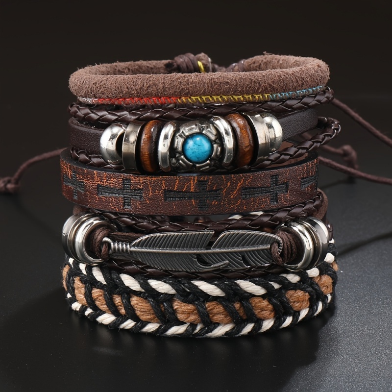 MissBIE JQ 남성용 빈티지 PU 가죽 액세서리  - Men Accessories Look 리뷰 및 가격