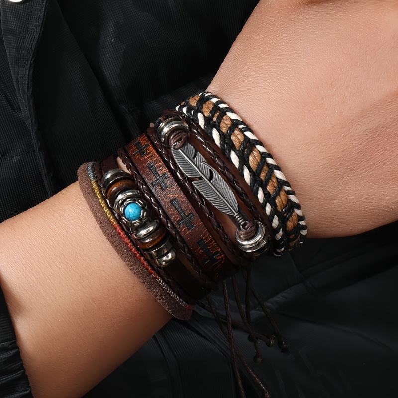 MissBIE JQ 남성용 빈티지 PU 가죽 액세서리  - Men Accessories Look 리뷰 및 가격