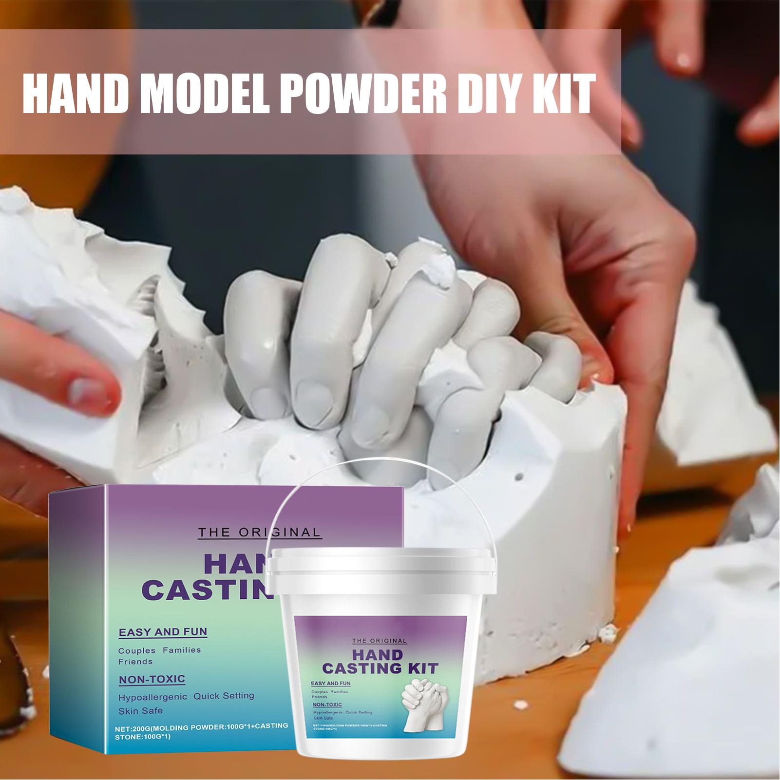 핸드 몰드 키트 커플 조각상 손 모양 주형 캐스팅 키트 - Men Accessories For Hand 리뷰 및 가격