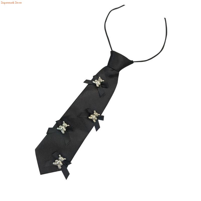 Q5WE 우아한 블랙 넥타이 프리미엄 폴리에스터 원단  - Men'S Accessories Premium 리뷰 및 가격