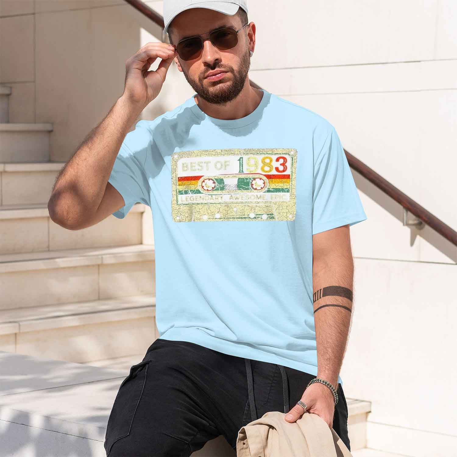 41세를 위한 1983년제작 CL 오리지널 빈티지 티셔 - Men'S Accessories Gift Ideas 리뷰 및 가격