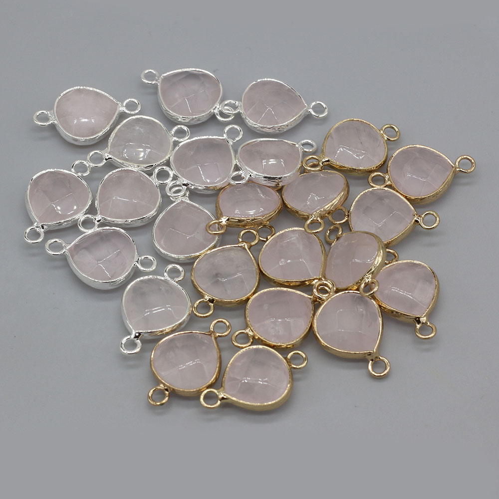 2pcs 천연 돌 커넥터 DIY 여성을위한 뚱뚱한 워터 - Men Accessories Bracelet 리뷰 및 가격