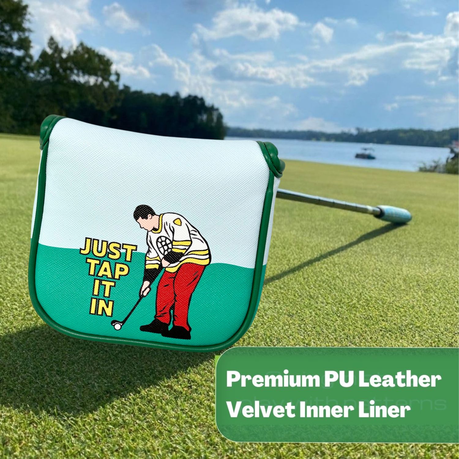 재미있는 PU 가죽 골프 퍼터 커버-프리미엄 클럽, 남 - Men'S Accessories Premium 리뷰 및 가격