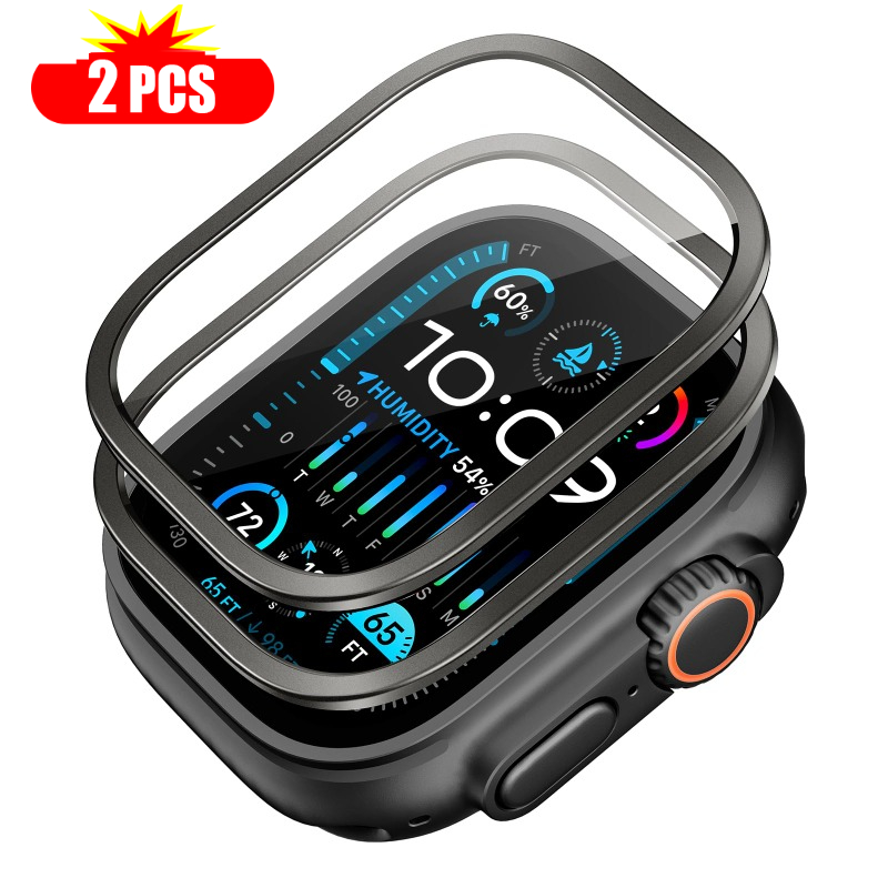 Apple Watch 용 2pcs 강화 유리 울트라 4 - Men'S Accessories Display 리뷰 및 가격