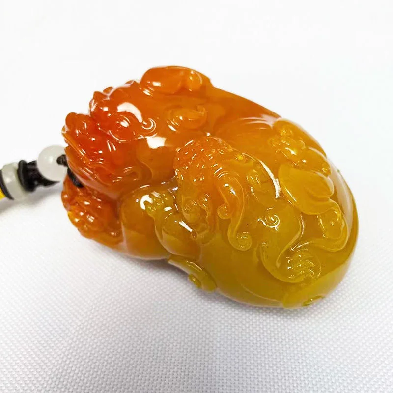 내추럴 황 롱유 픽시우 펜던트 목걸이, 매력적인 주얼리 - Men Accessories For Hand 리뷰 및 가격
