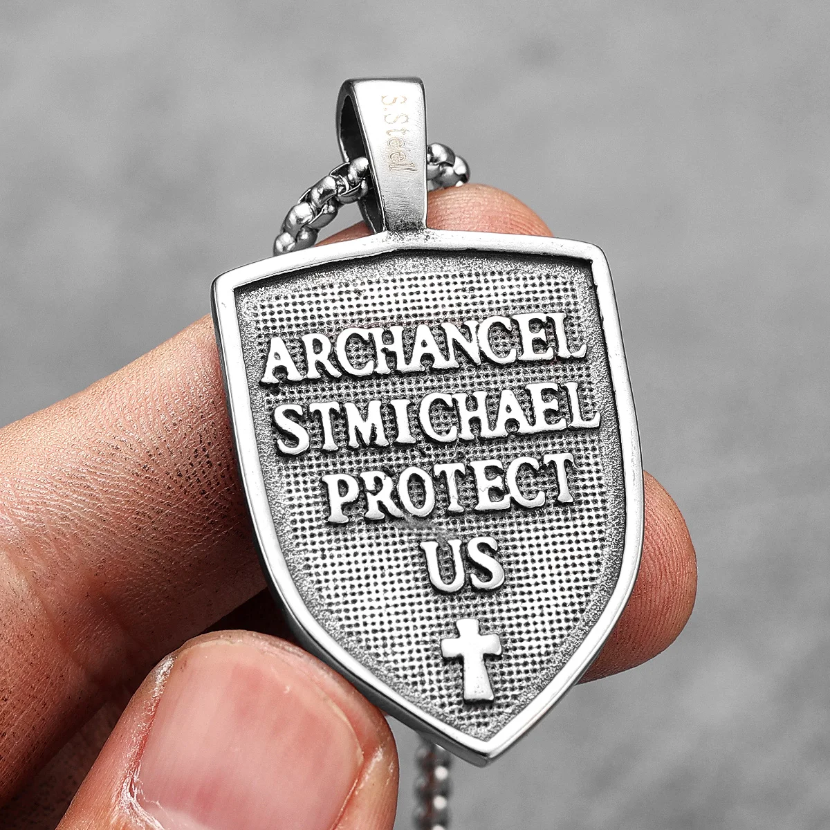 Archangel 세인트 마이클 펜던트 스테인레스 스틸 - Men'S Accessories Best 리뷰 및 가격