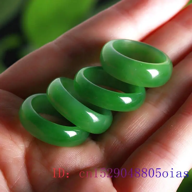 천연 녹색 헤티안 옥 반지, 중국 재스퍼 부적 패션,  - Men Accessories For Hand 리뷰 및 가격